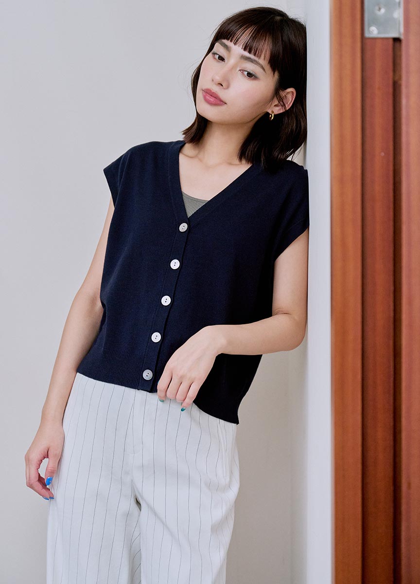 High Twist Cotton短袖針織衫