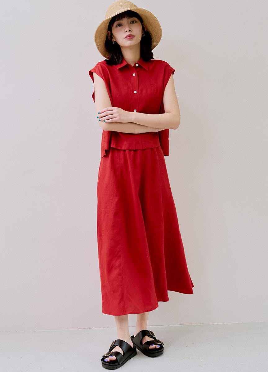 LINEN SOFT長裙