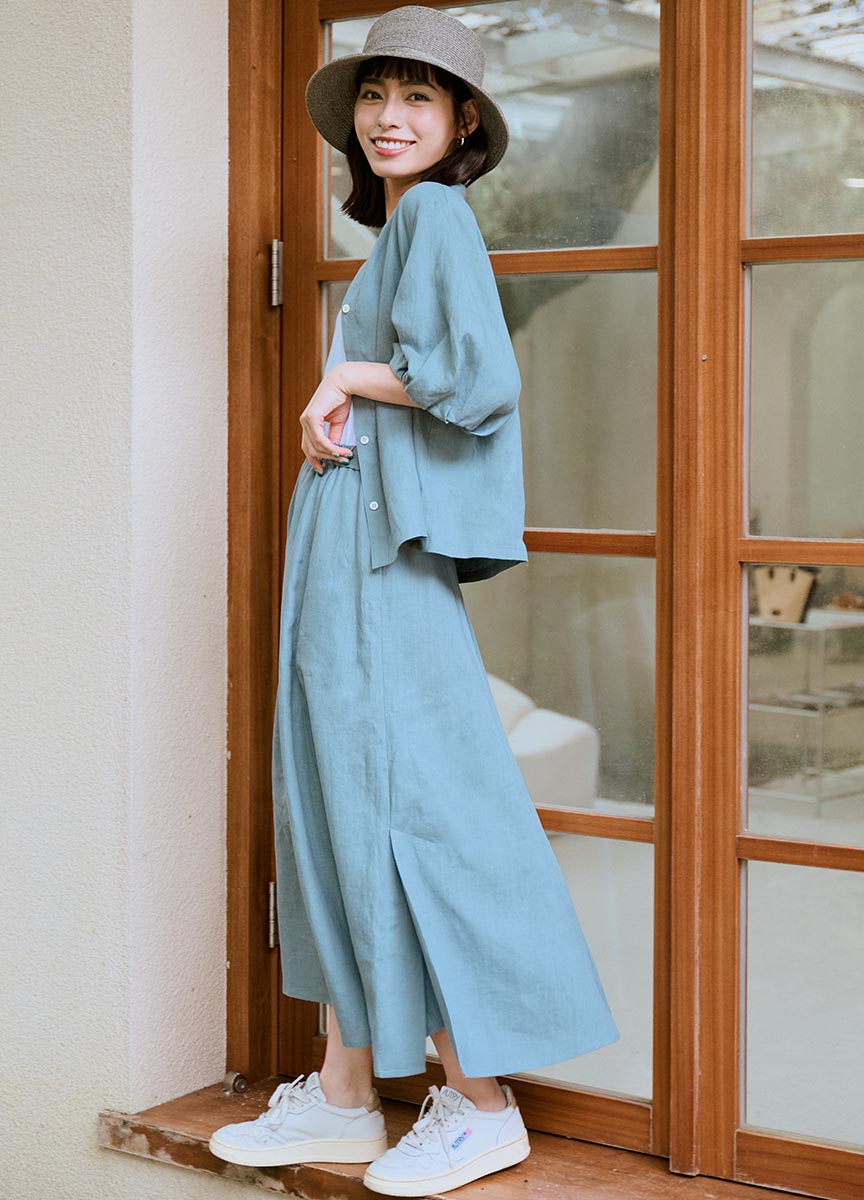 LINEN SOFT長裙