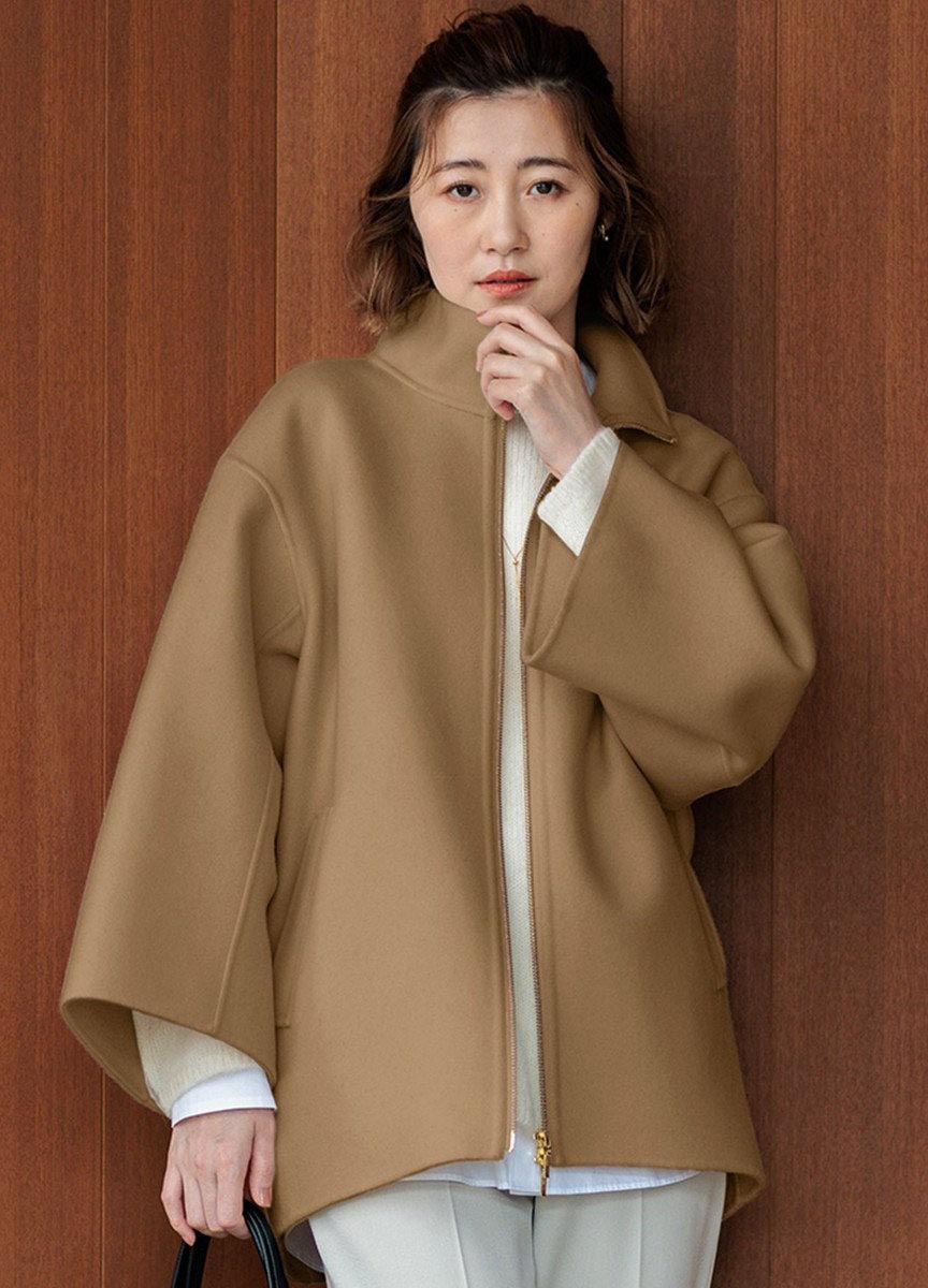 【預購商品】Wool Rever立領斗篷大衣(網路限定色預購 7/26-8/18止)