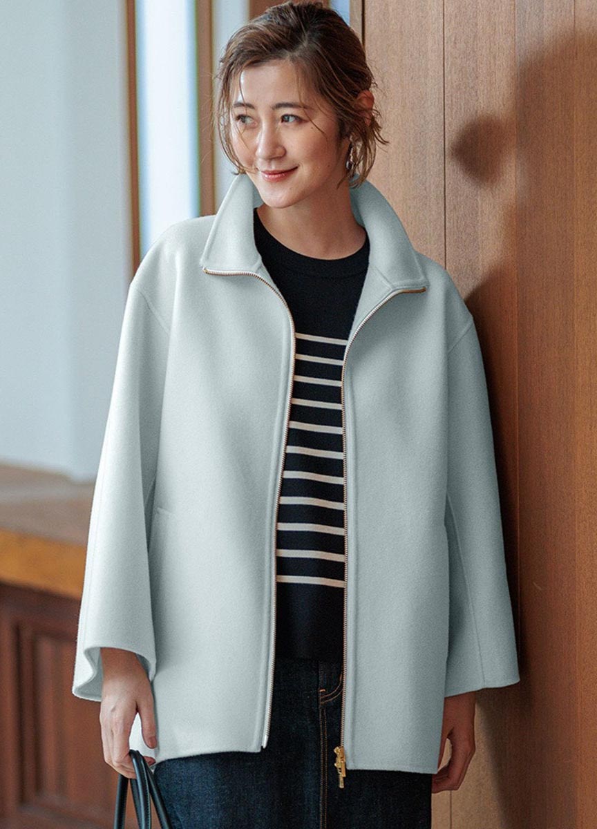 【預購商品】Wool Rever立領斗篷大衣(網路限定色預購 7/26-8/18止)