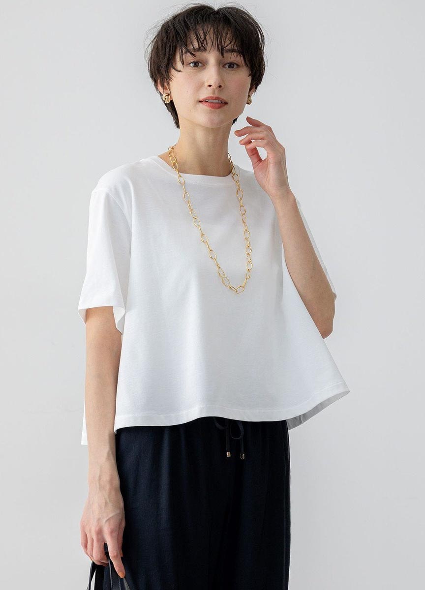 Suvin Giza棉短款日常T