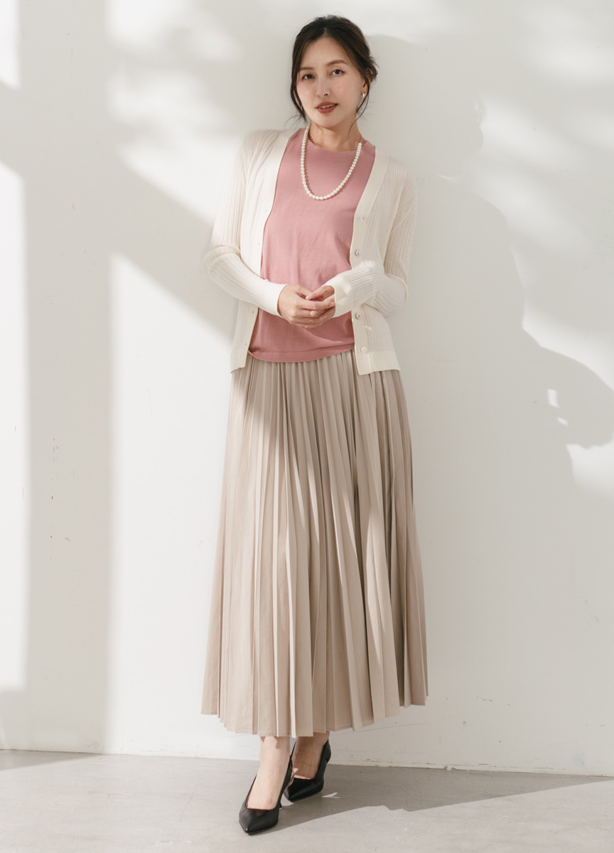 羊毛V領羅紋小外套