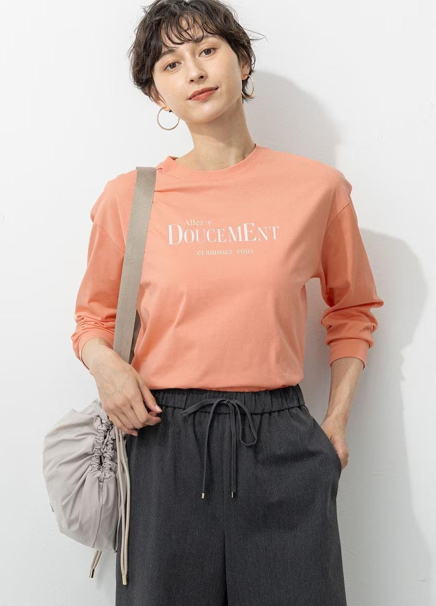 Doucement Logo 長袖上衣