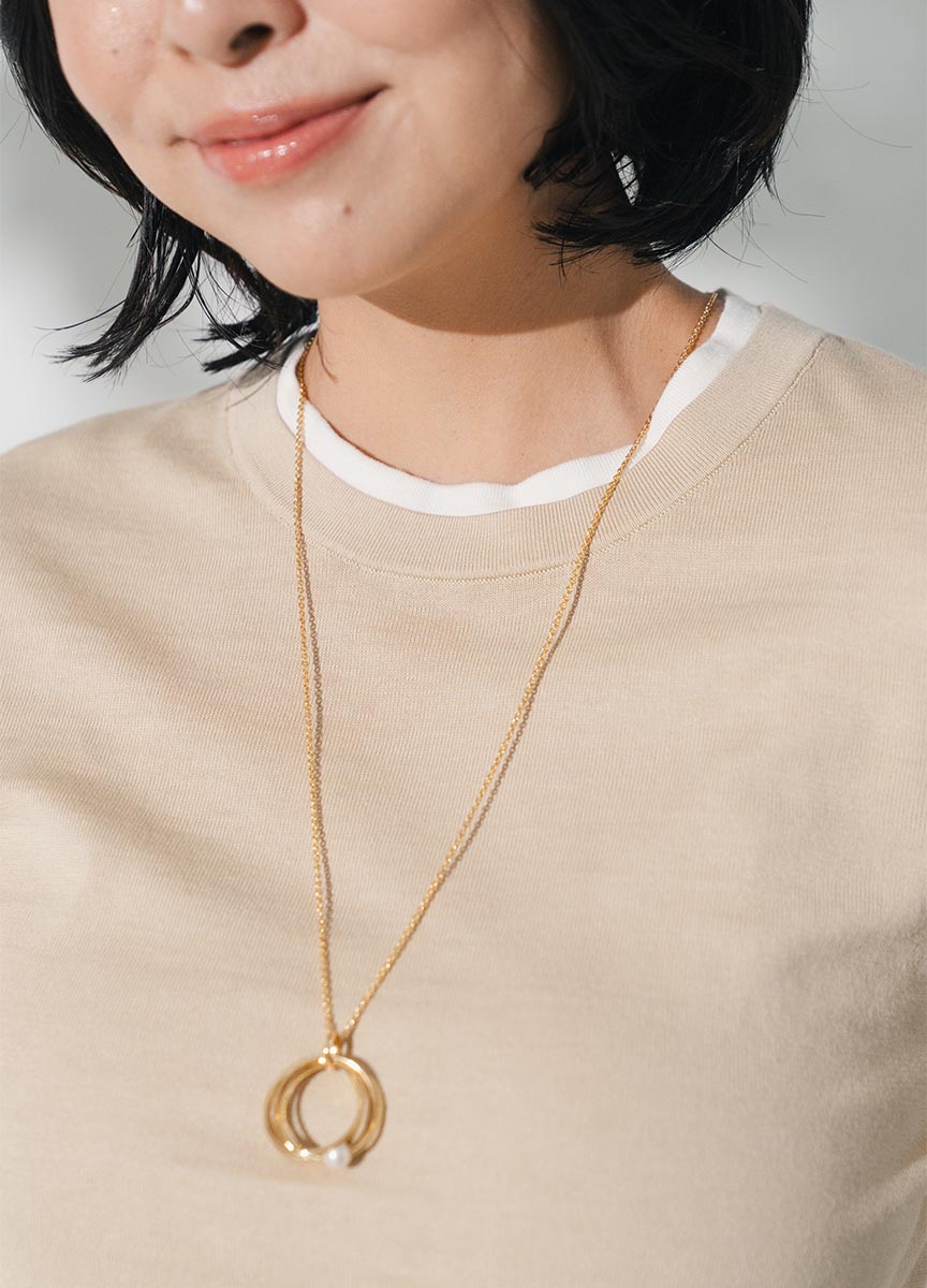 細條拼接內搭上衣