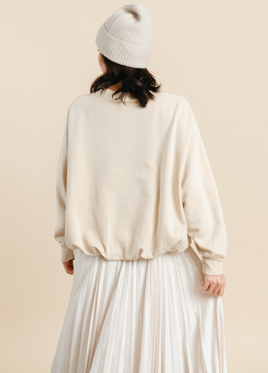 【SLOW系列】收口下擺大學棉TEE