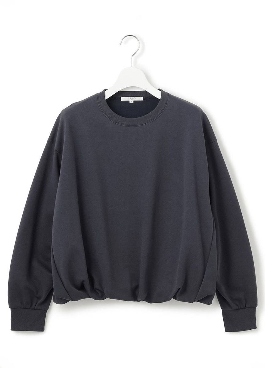 【SLOW系列】收口下擺大學棉TEE