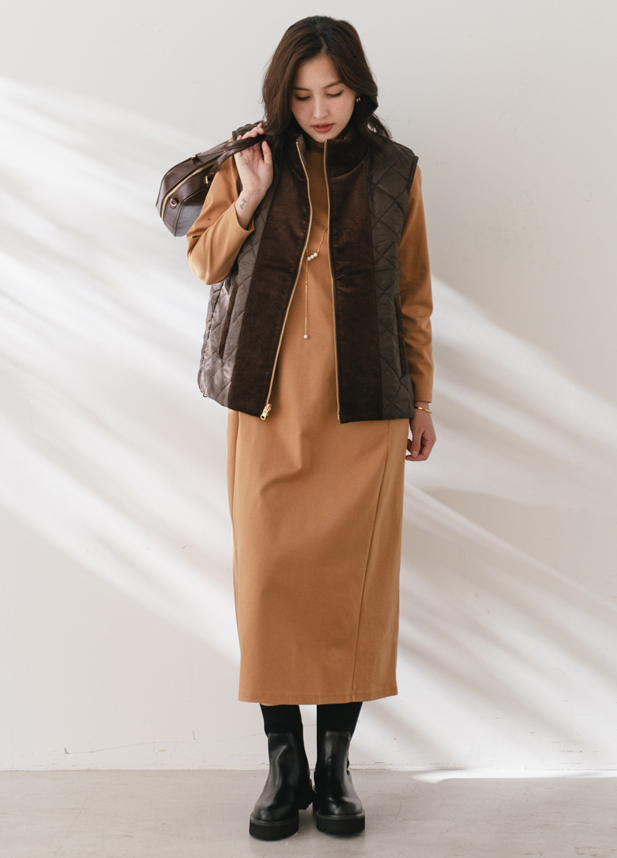 KAMIKAZE彈力針織洋裝