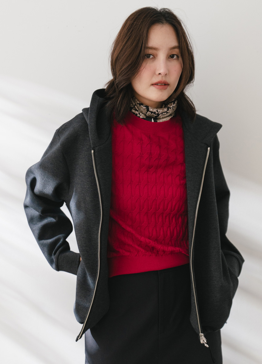 TC雙頭拉鍊休閒外套