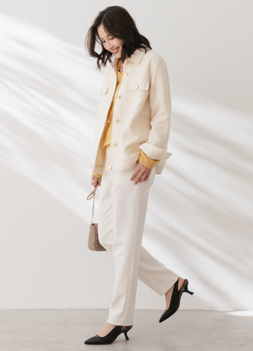 小香風翻領外套