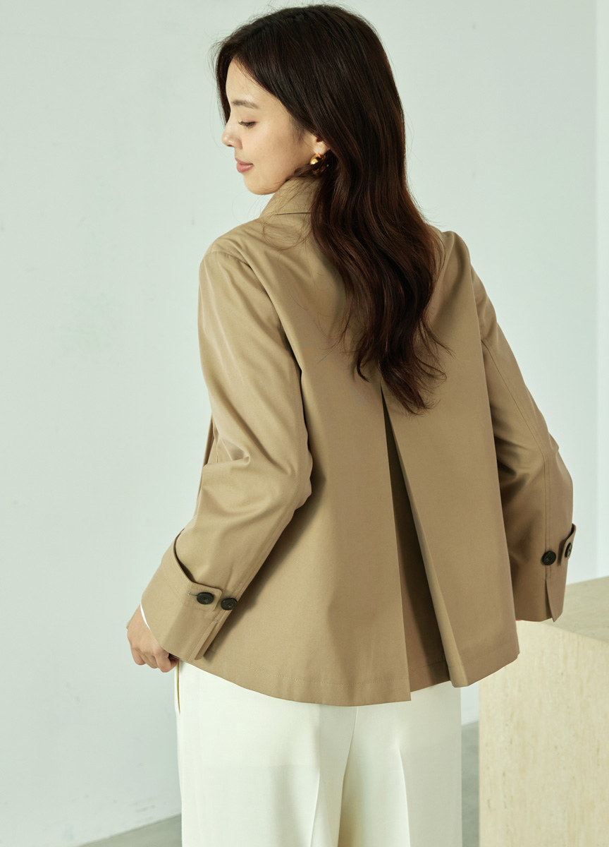 THOMAS GABA短大衣