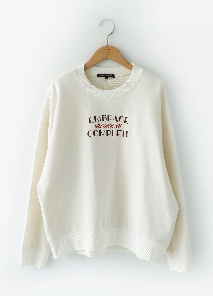 印花刷毛大學TEE