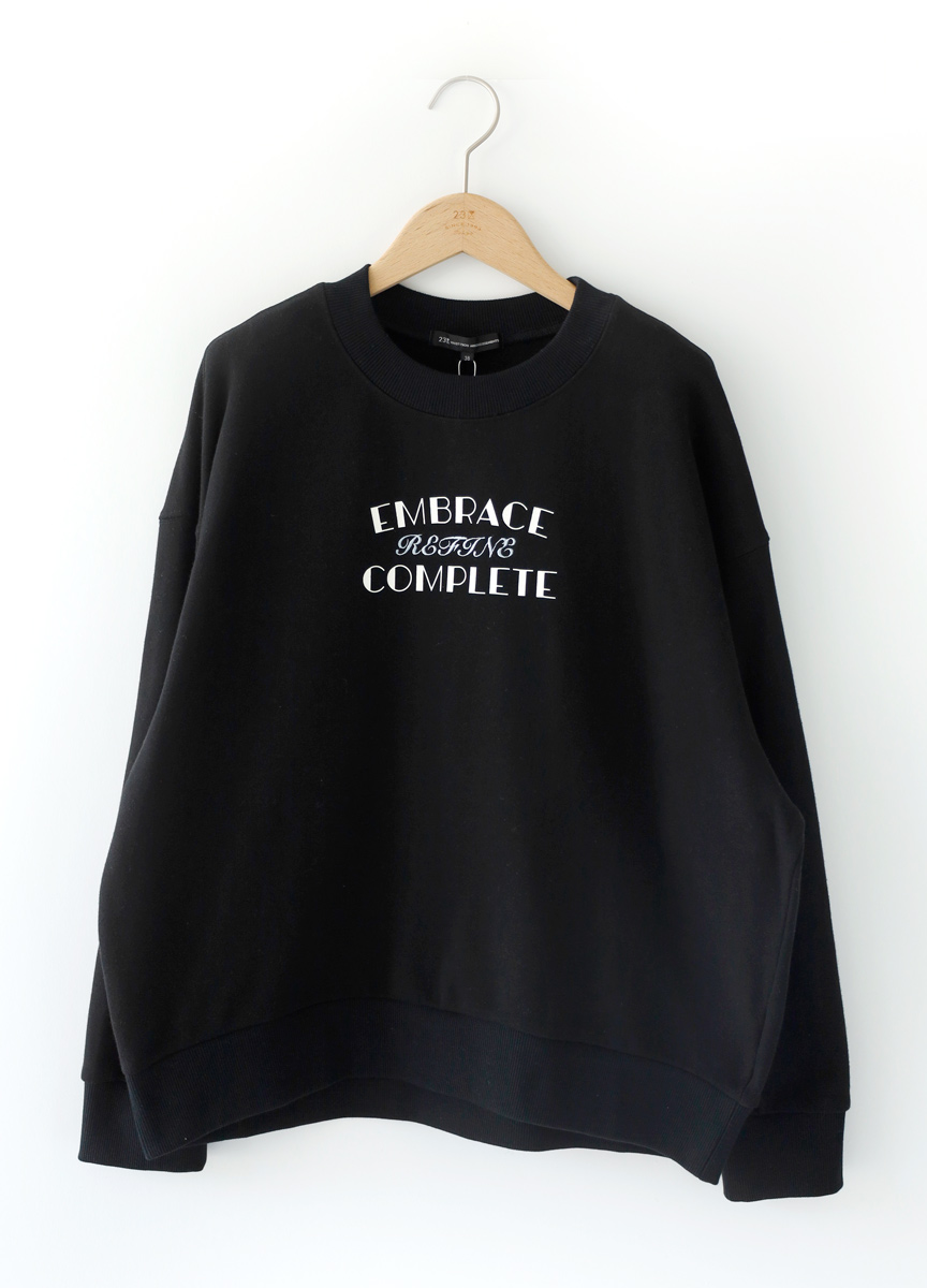 印花刷毛大學TEE