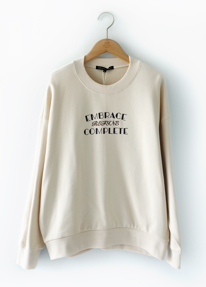 印花刷毛大學TEE