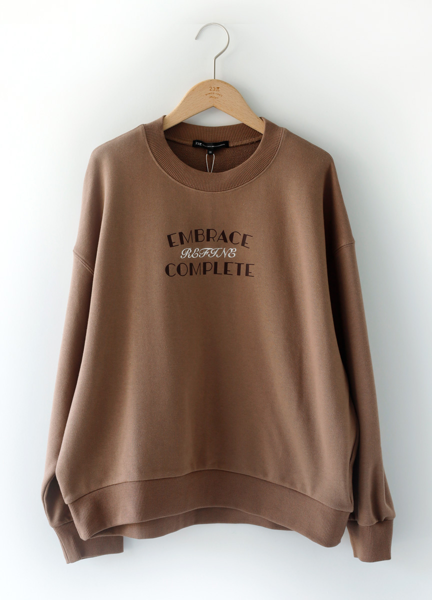 印花刷毛大學TEE
