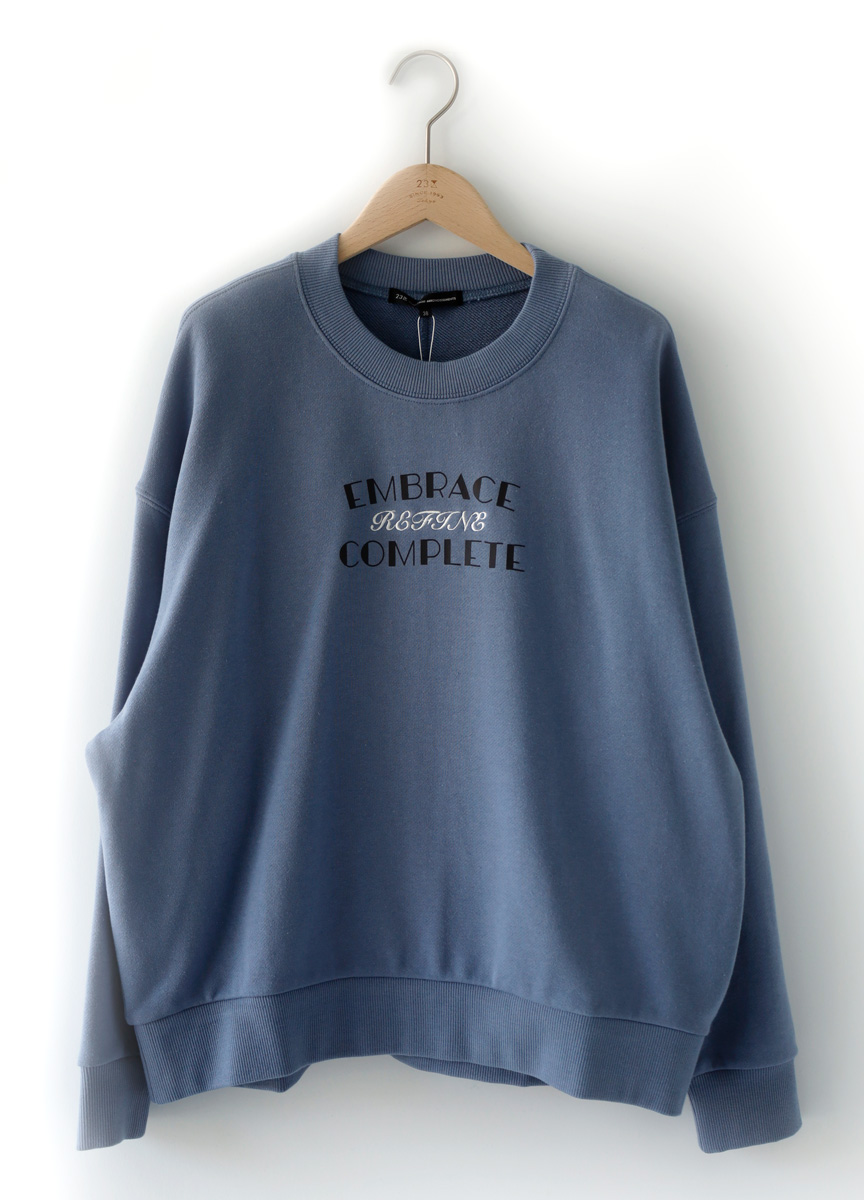 印花刷毛大學TEE