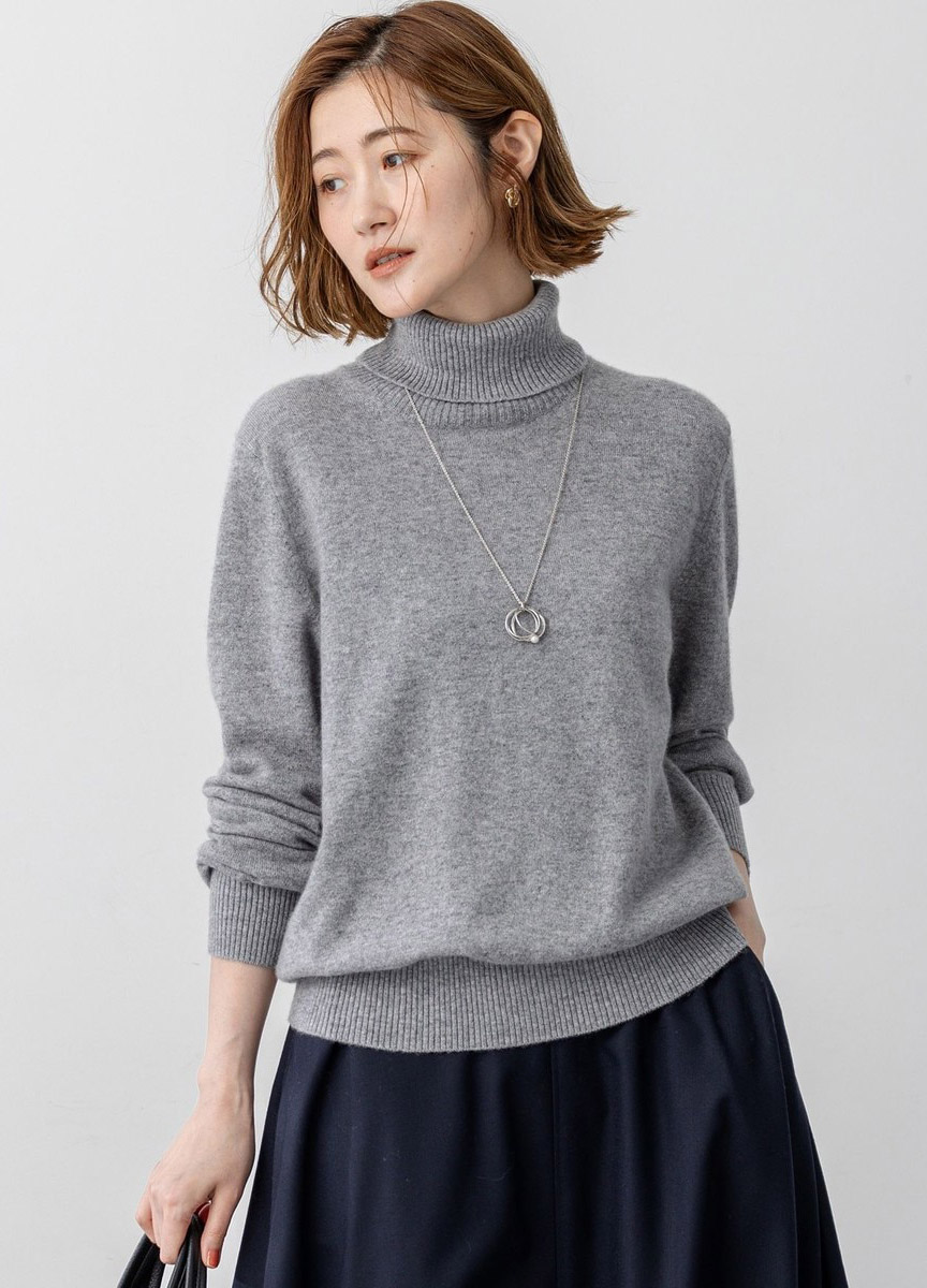 Pure Cashmere高領針織衫