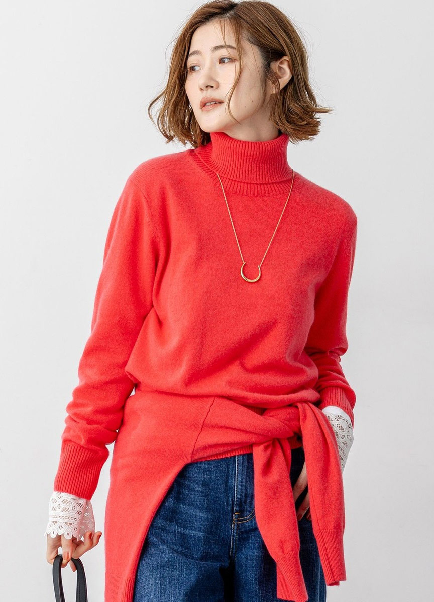 Pure Cashmere高領針織衫