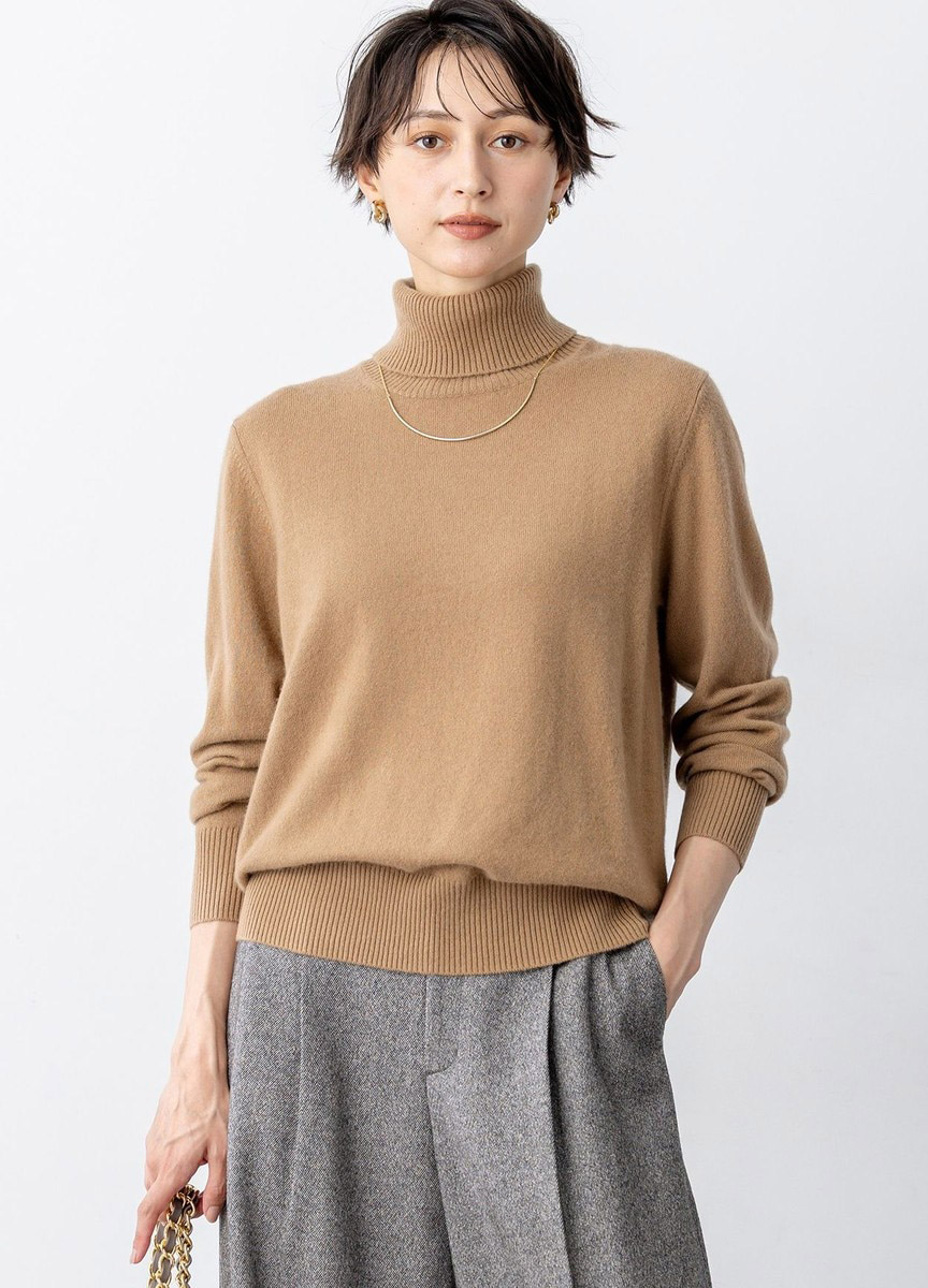 Pure Cashmere高領針織衫