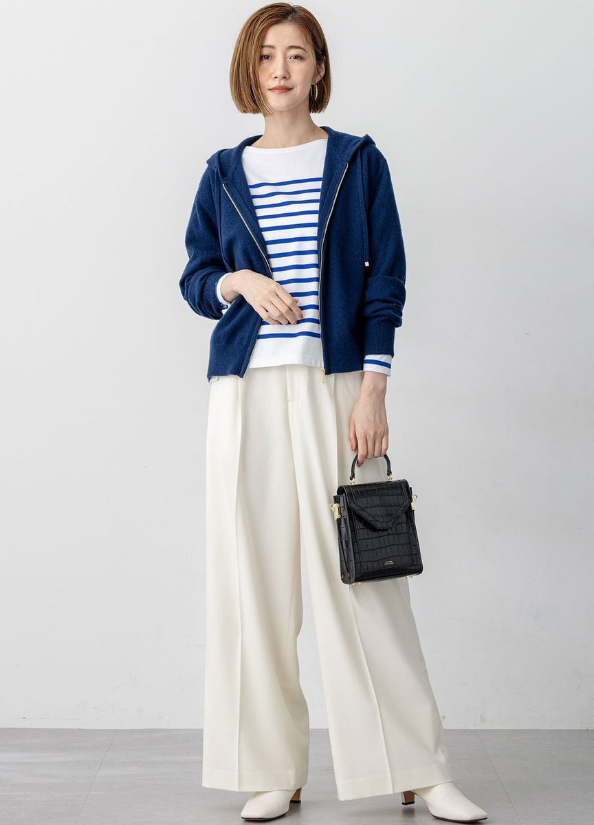 Pure Cashmere針織連帽外套