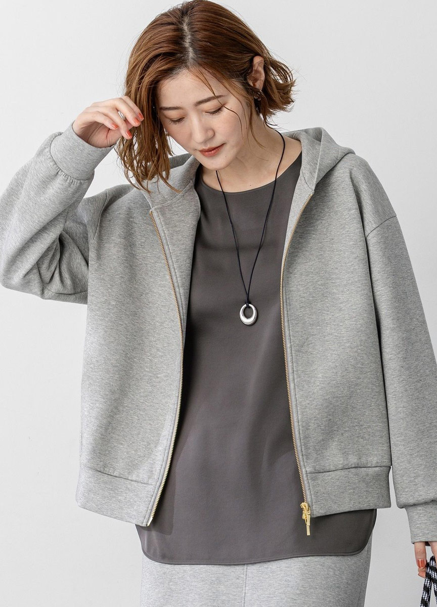 棉質空氣感連帽外套 