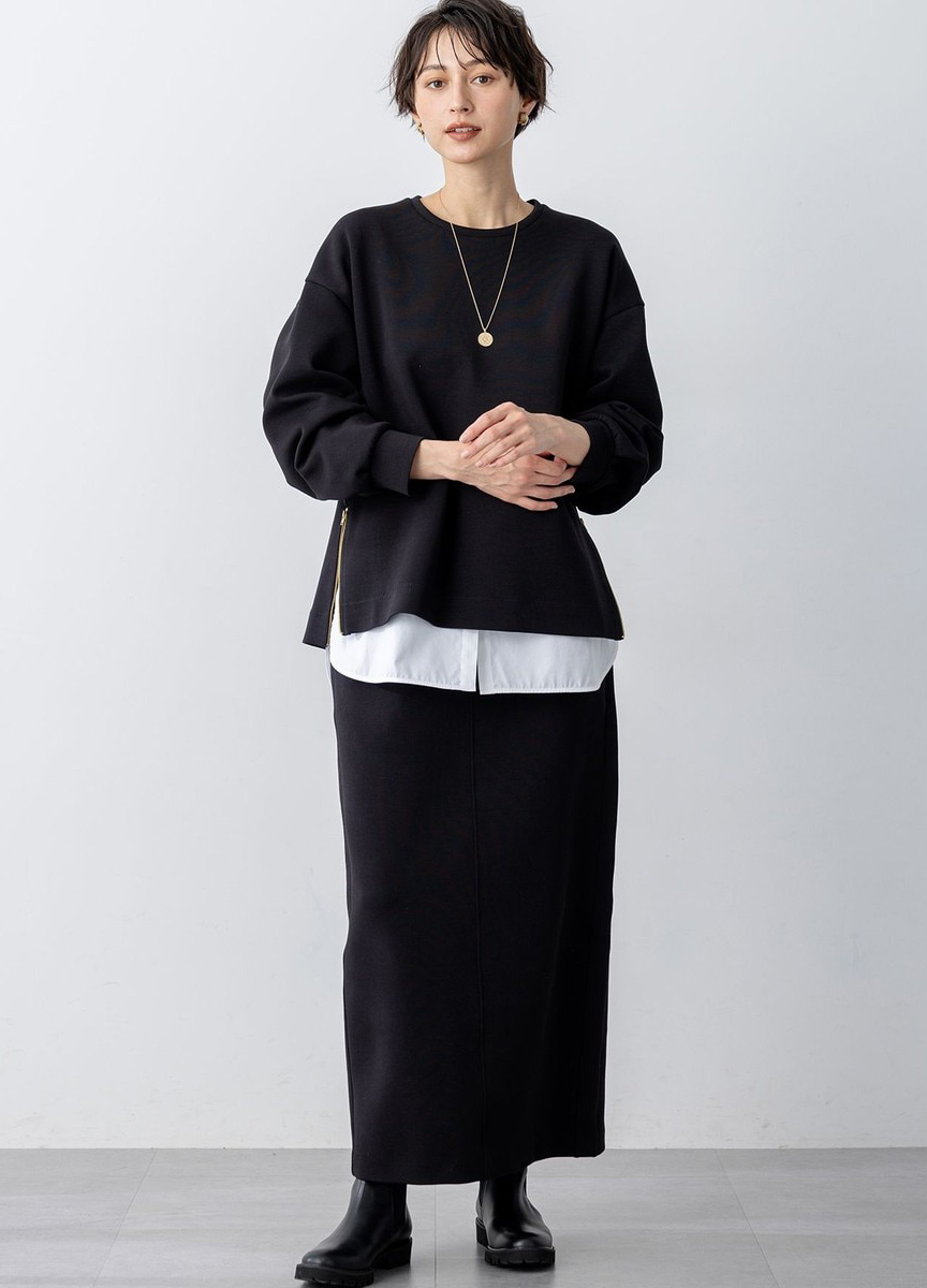 棉質空氣感拉鍊設計上衣