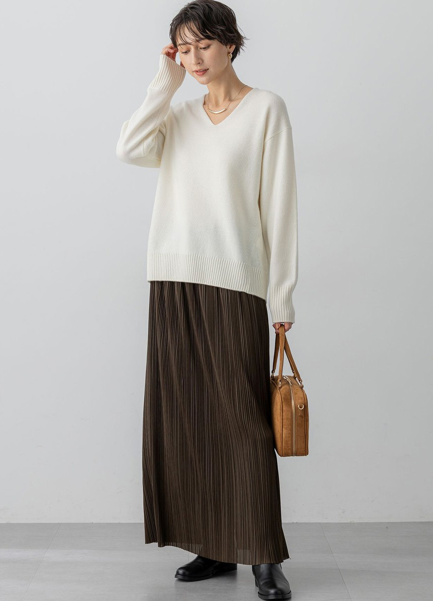 Cashmere BlendV領針織衫    