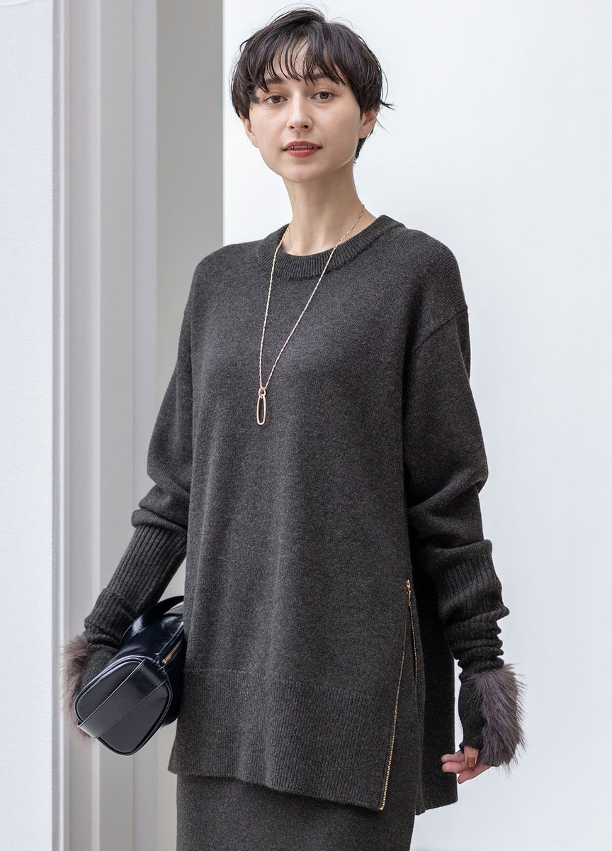 Cashmere Blend長版針織衫