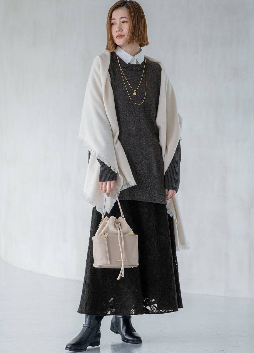 Cashmere Blend長版針織衫