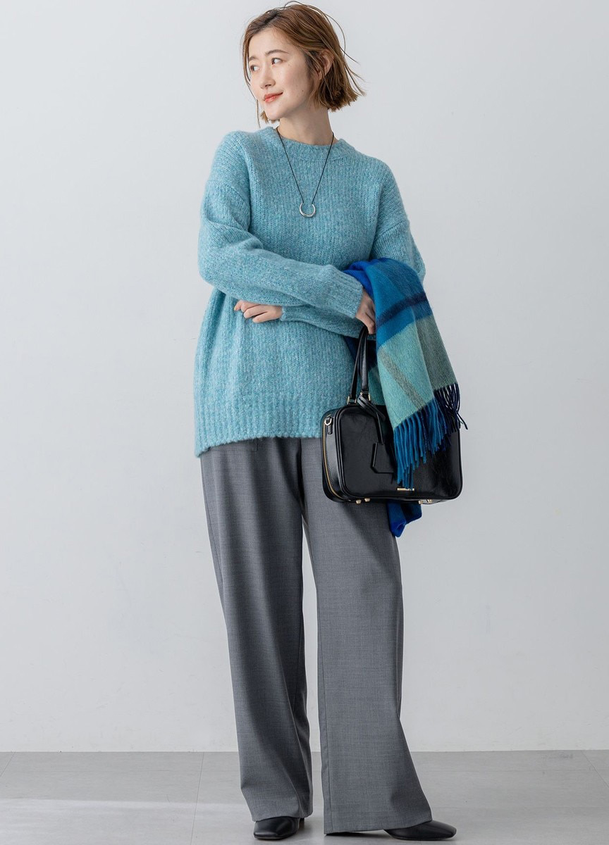 天然彈性綁帶寬褲  