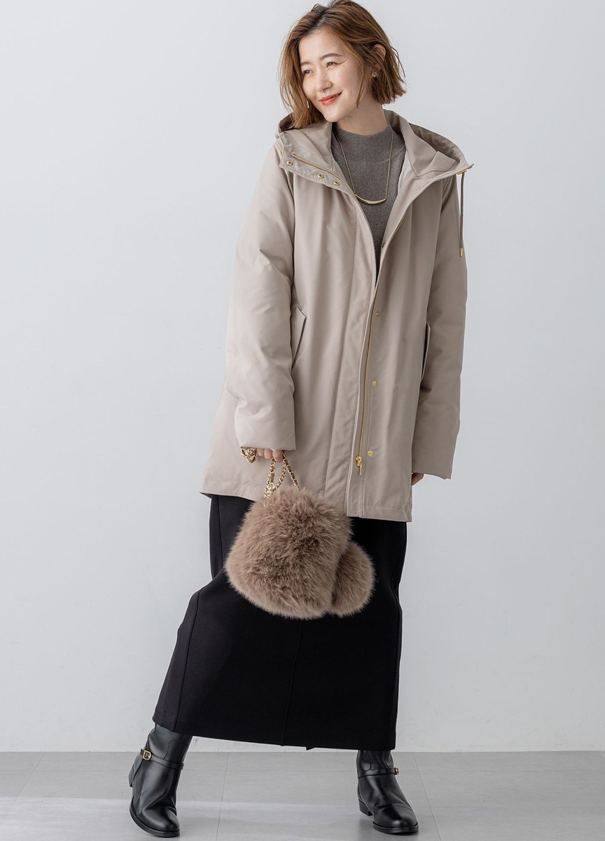 棉質空氣感直筒裙      