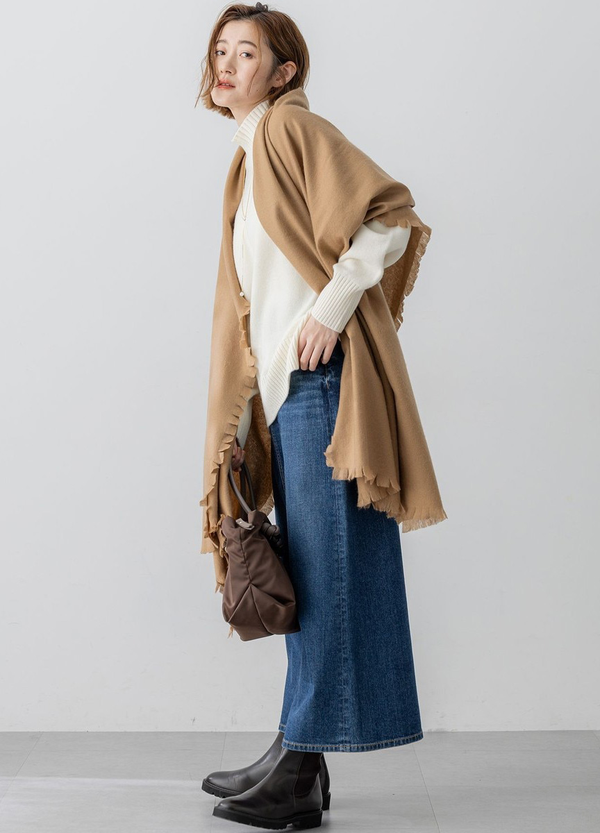 Cashmere Blend高領針織衫      