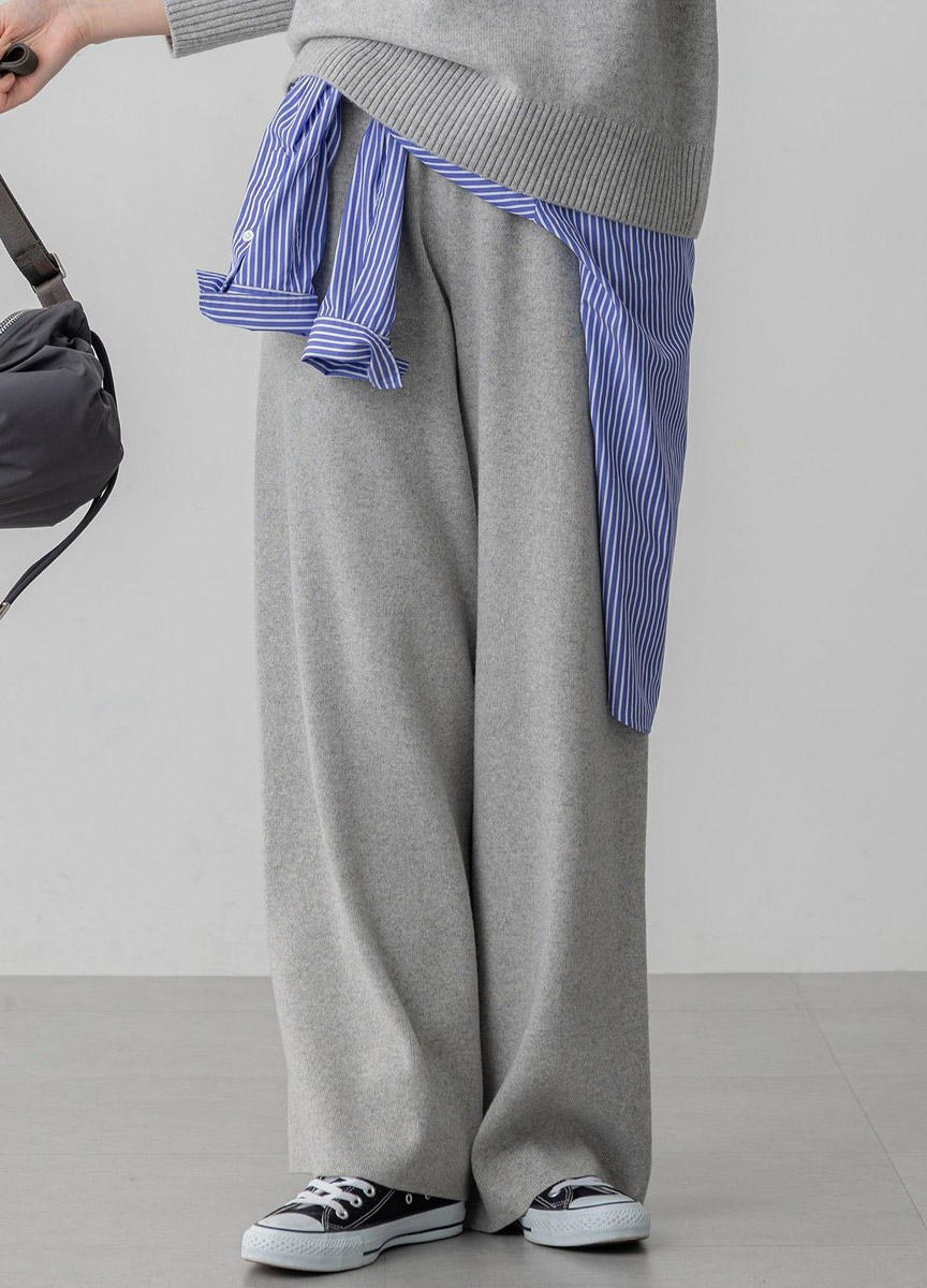 Cashmere Blend針織褲          