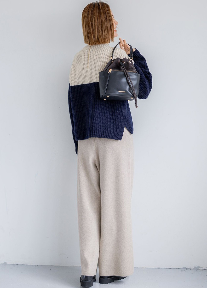 Cashmere Blend針織褲          