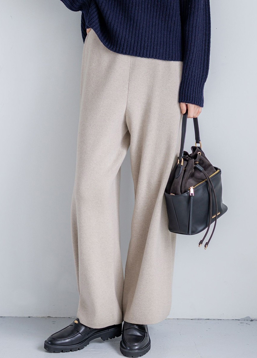 Cashmere Blend針織褲          