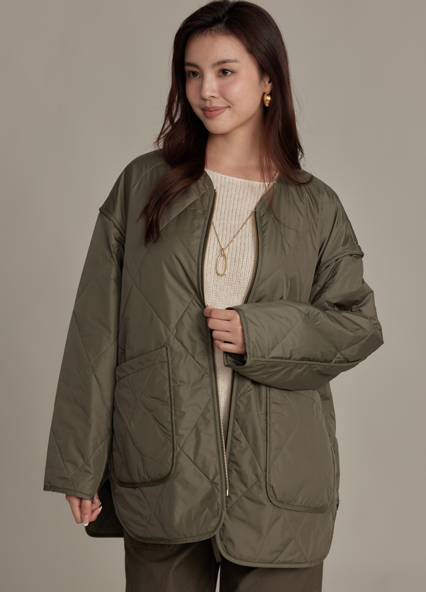 【SLOW系列】壓紋和式寬版外套 