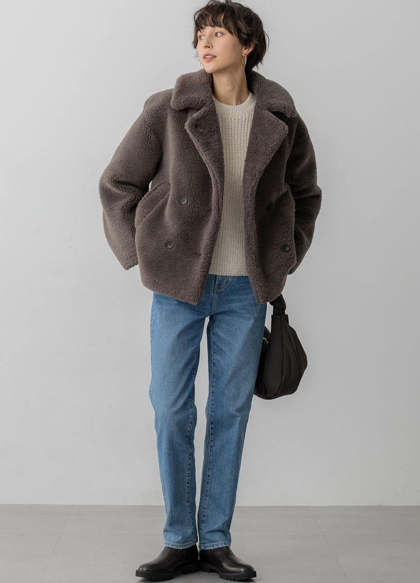 閃耀蓬鬆針織上衣              