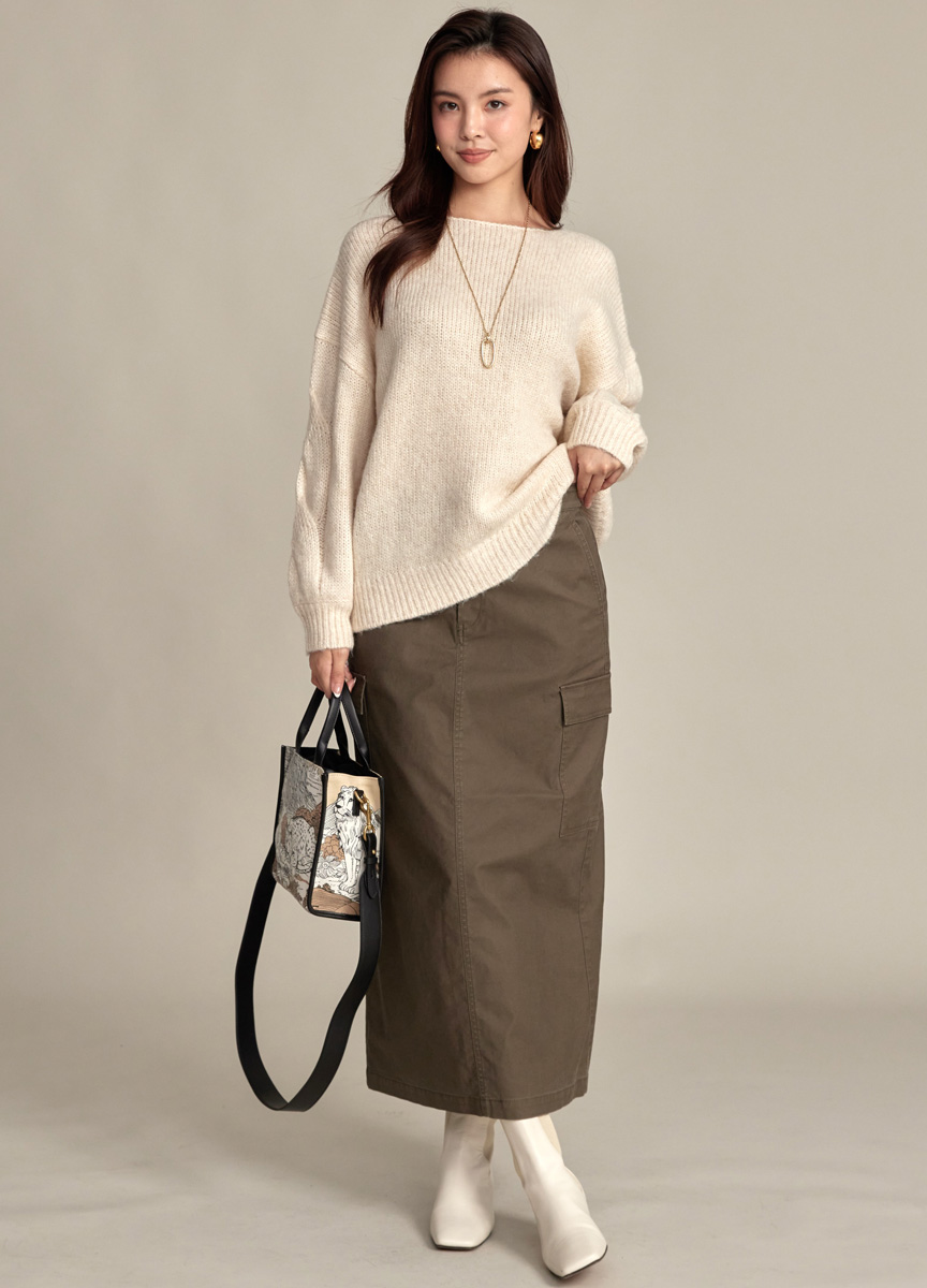 【SLOW系列】麻花針織上衣