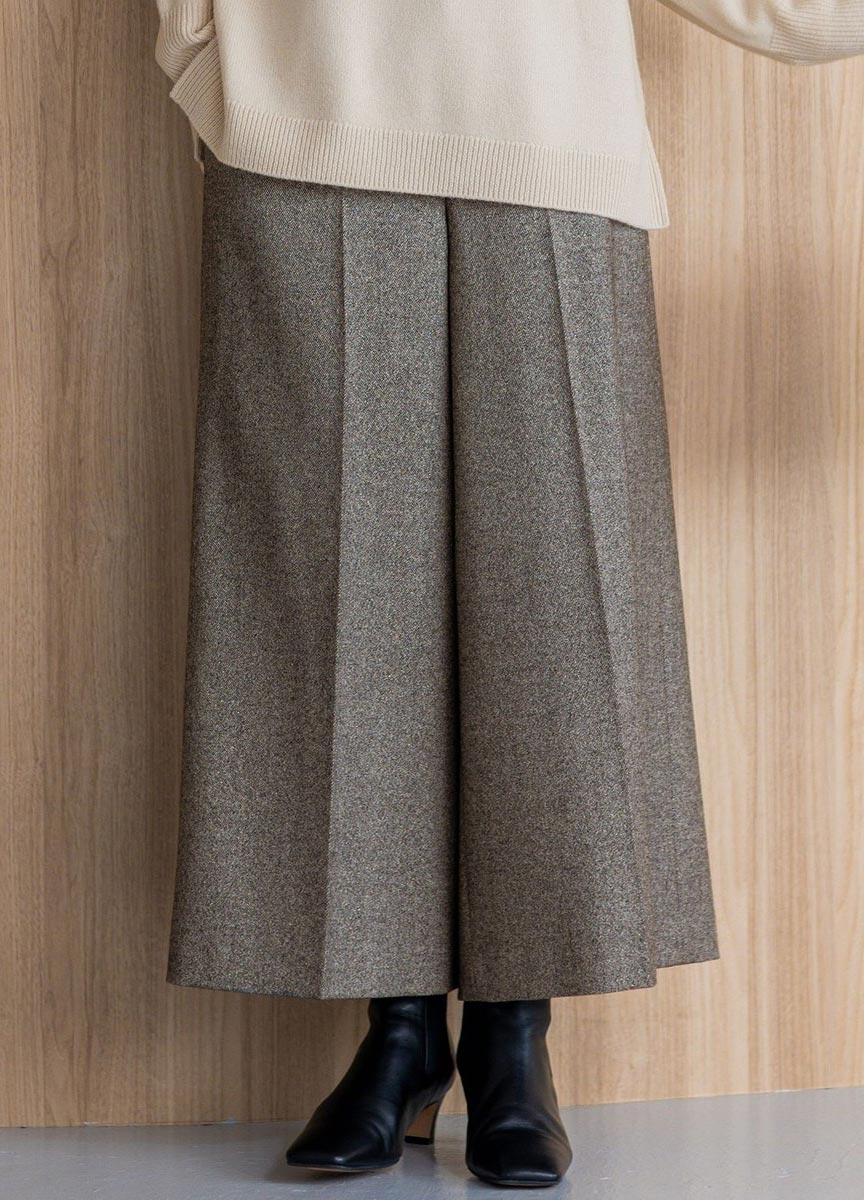 金蔥毛呢七分褲                