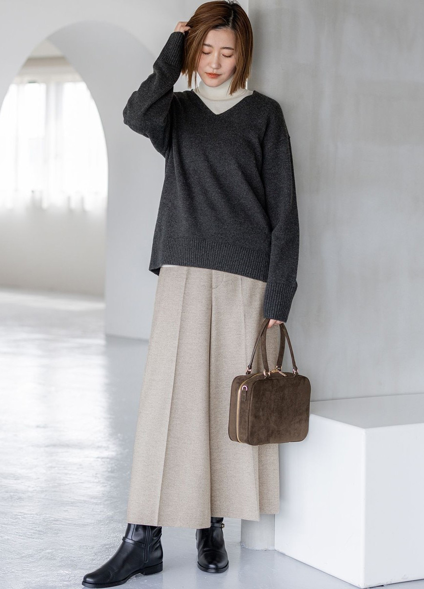 金蔥毛呢七分褲                