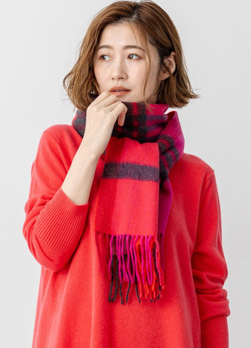 格紋彩色系列圍巾     