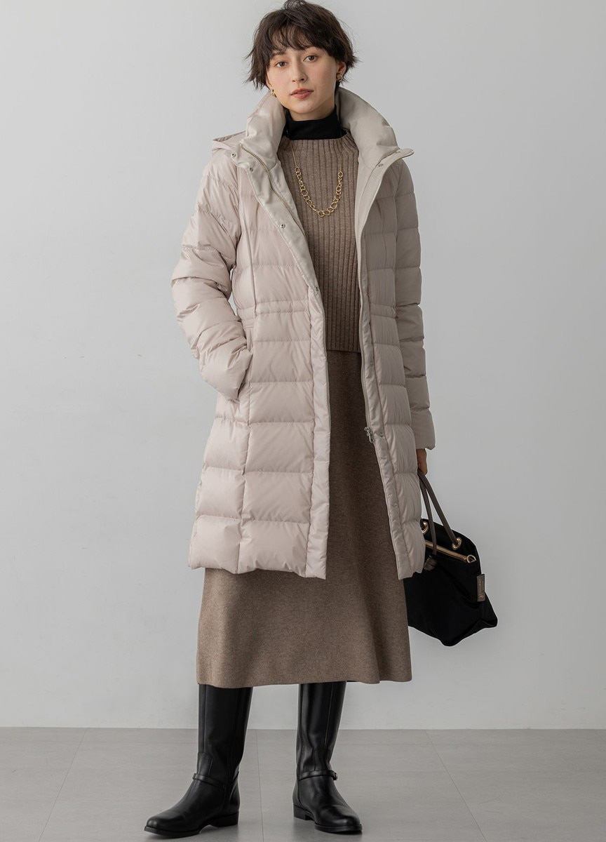 針織上衣&V領無袖洋裝SET      