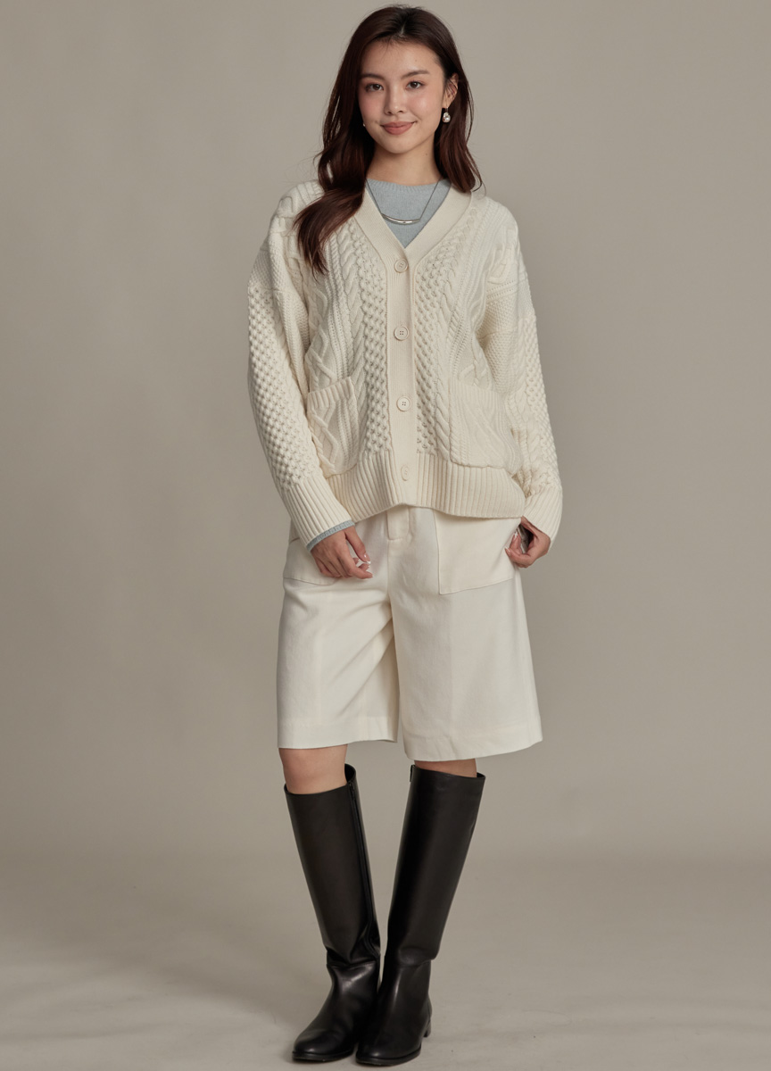 法蘭絨西裝短褲