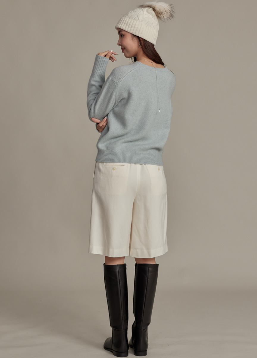 法蘭絨西裝短褲