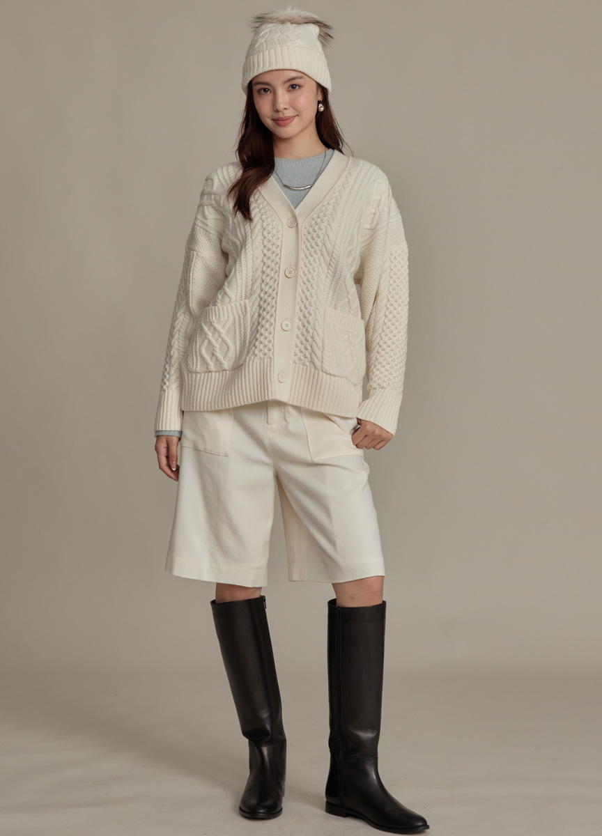 法蘭絨西裝短褲