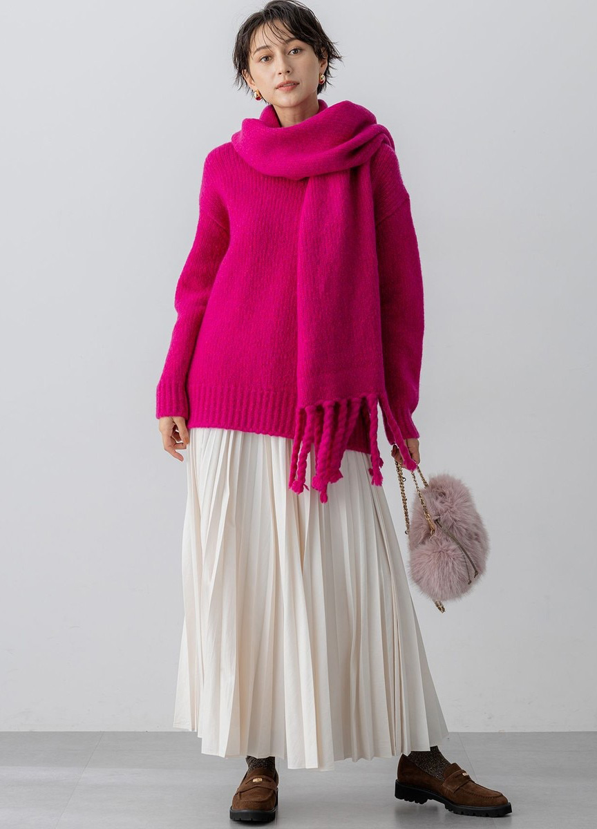 空氣感羊毛針織衫        