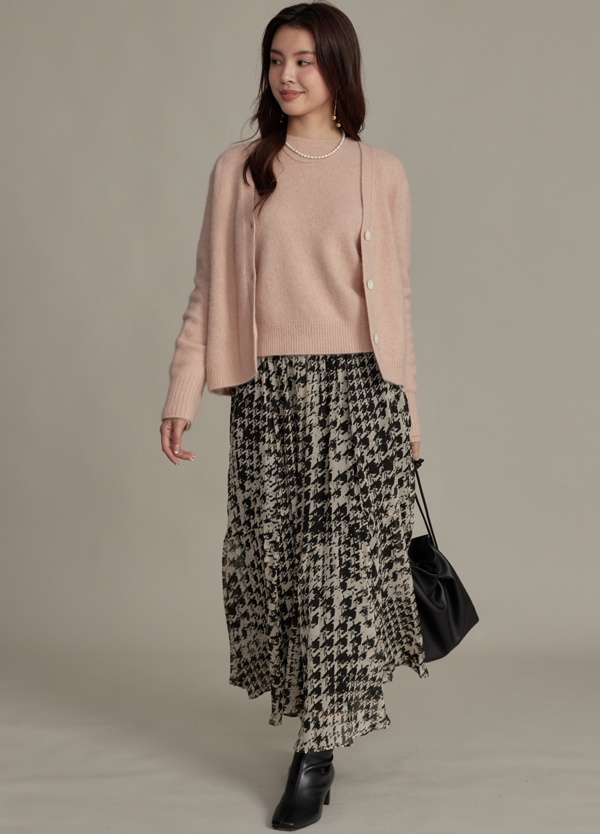 混狐狸毛針織外套