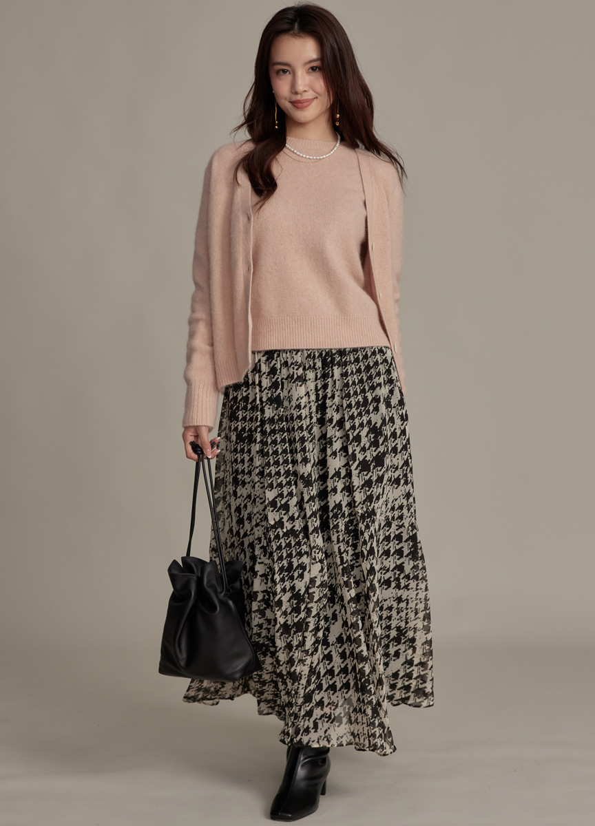 混狐狸毛針織外套