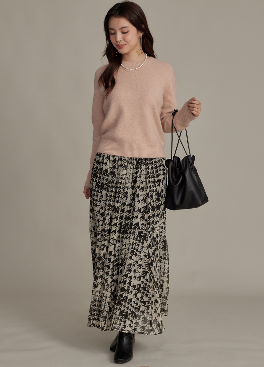 混狐狸毛針織上衣    