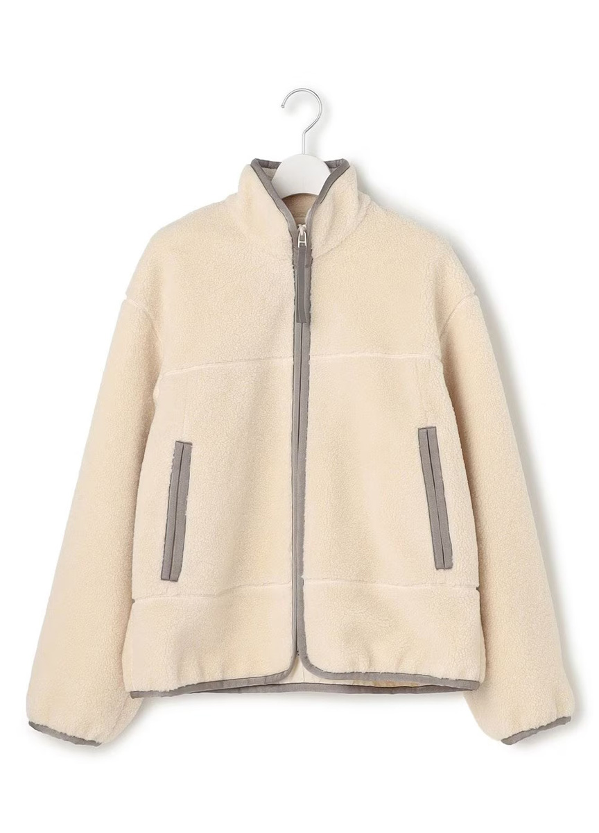 【SLOW系列】寬鬆版毛呢工裝外套         